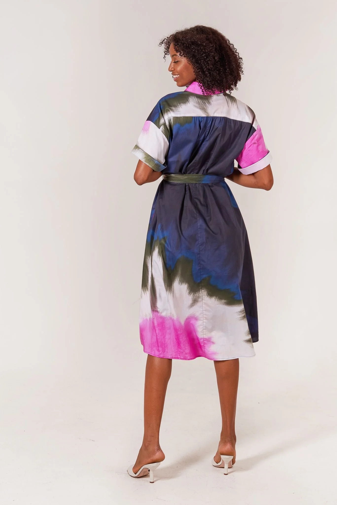 Sarah Shirtdress | Ink Tie Dye - Atomnpay