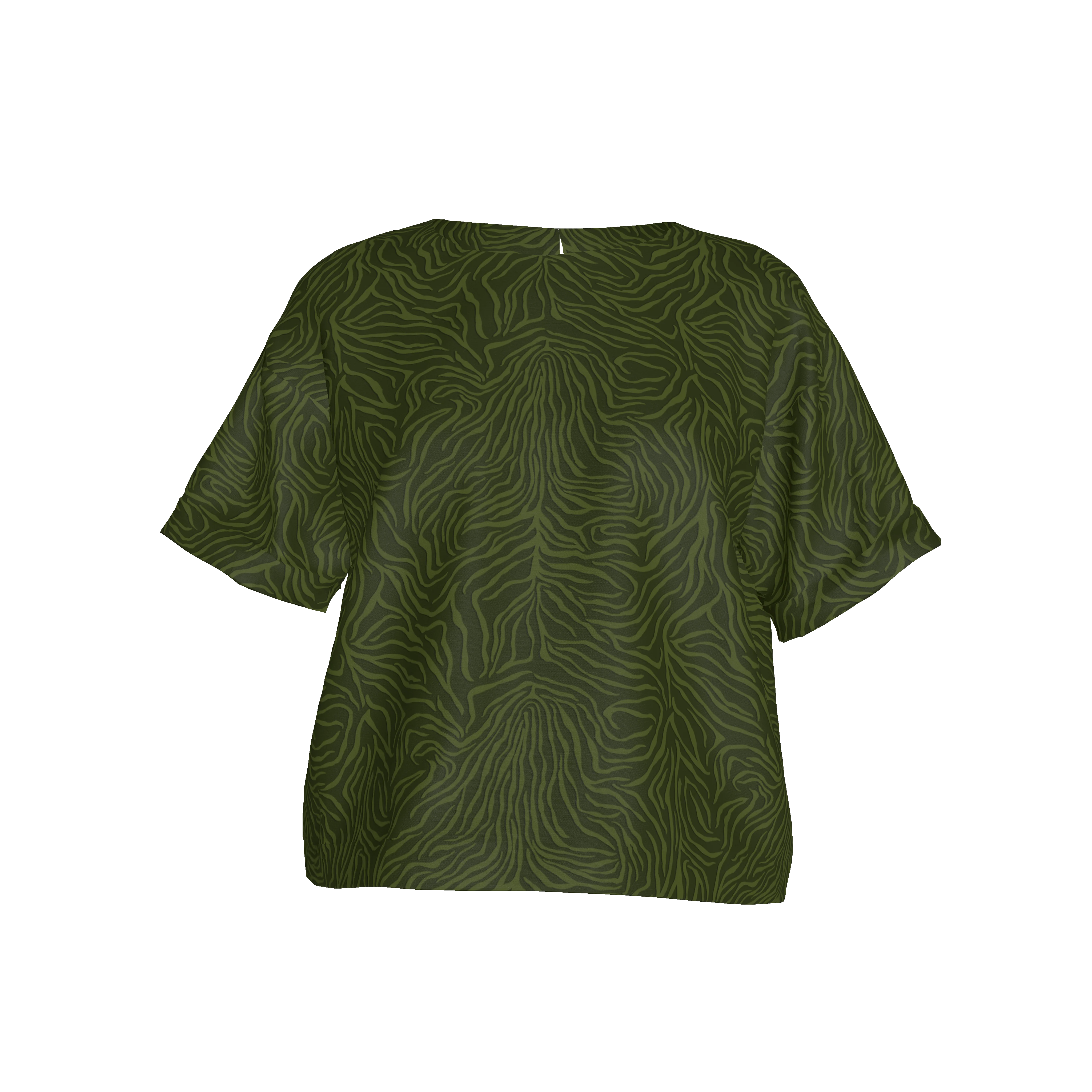 Eden Silk Tee | Forest Tiger - Atomnpay