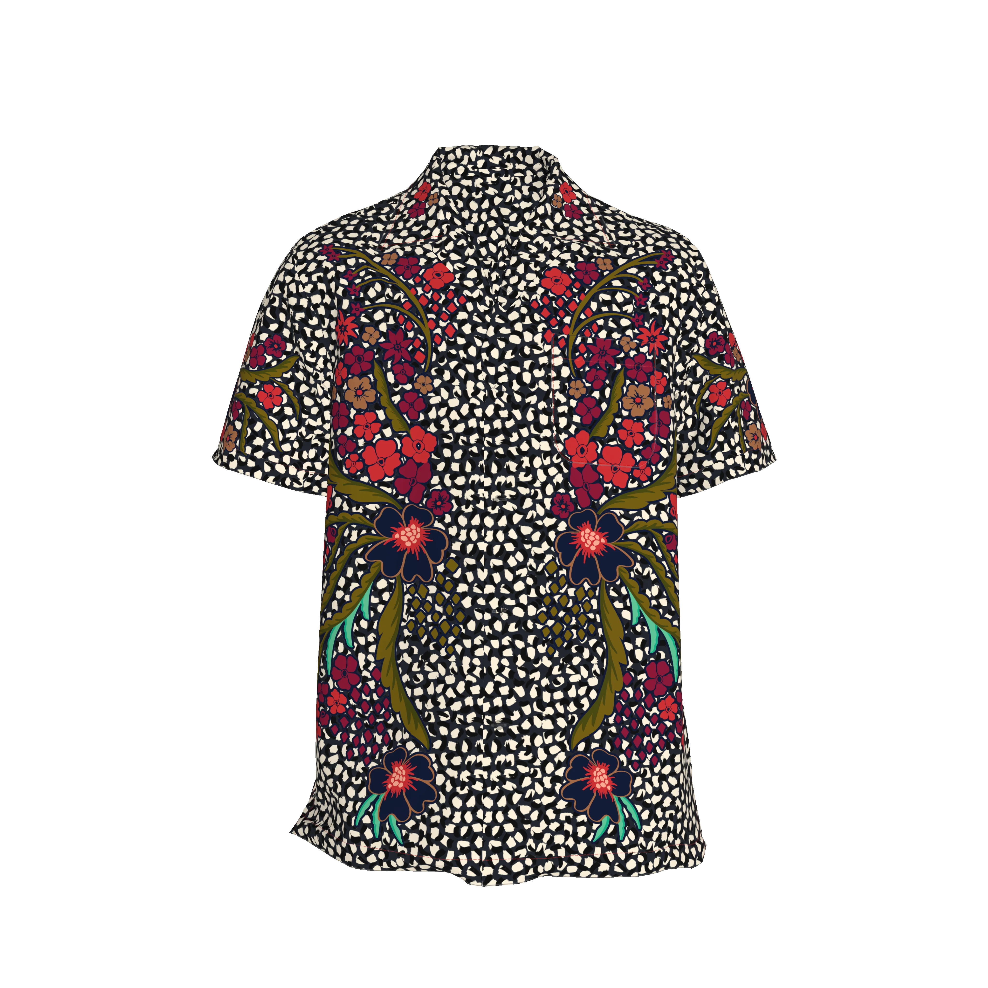 Carter Cabana Shirt | Baroque Floral - Atomnpay