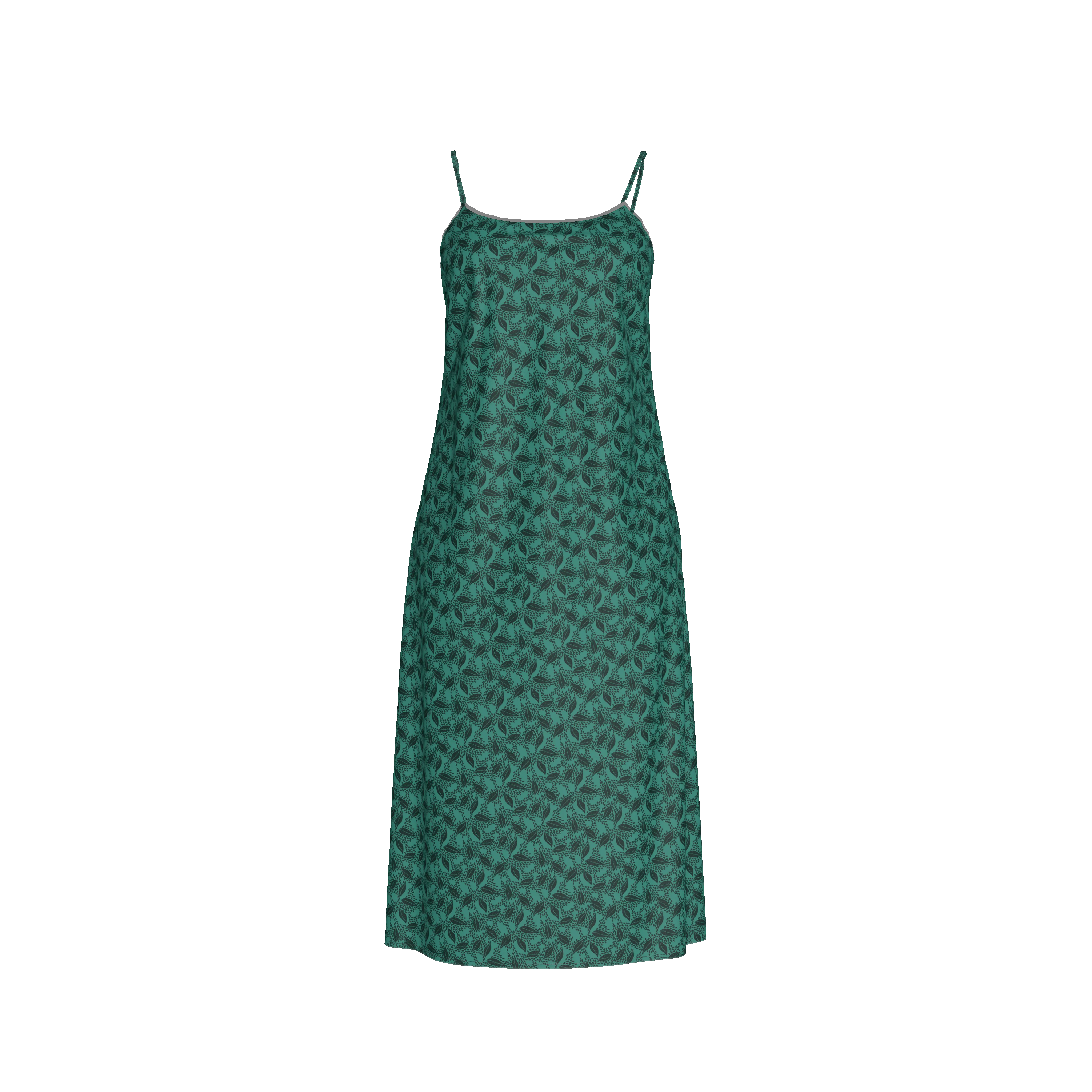 Stevie Slip Dress | Adventurine Lovely Leaves - Atomnpay