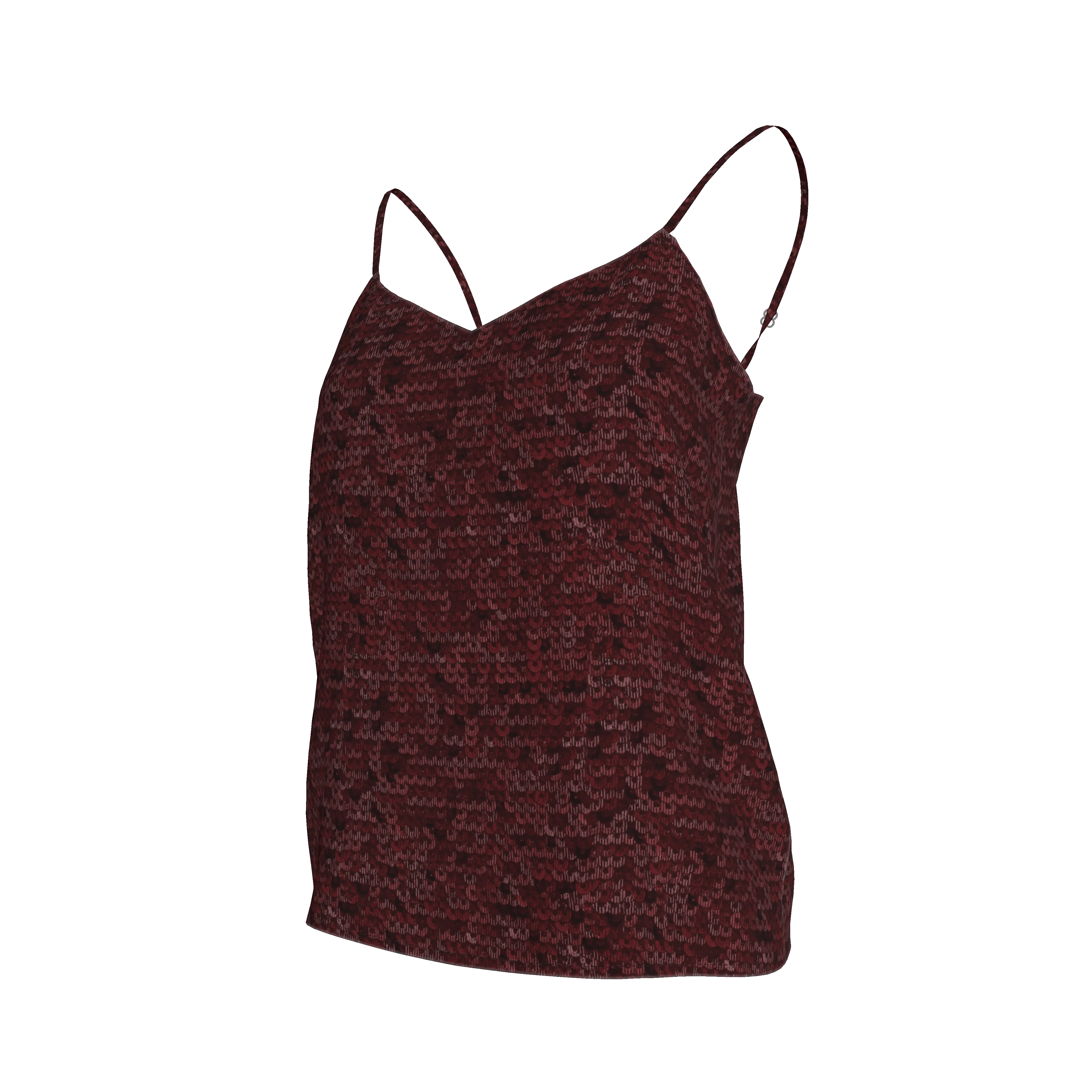 Khala Cami | Wine Sequins - Atomnpay