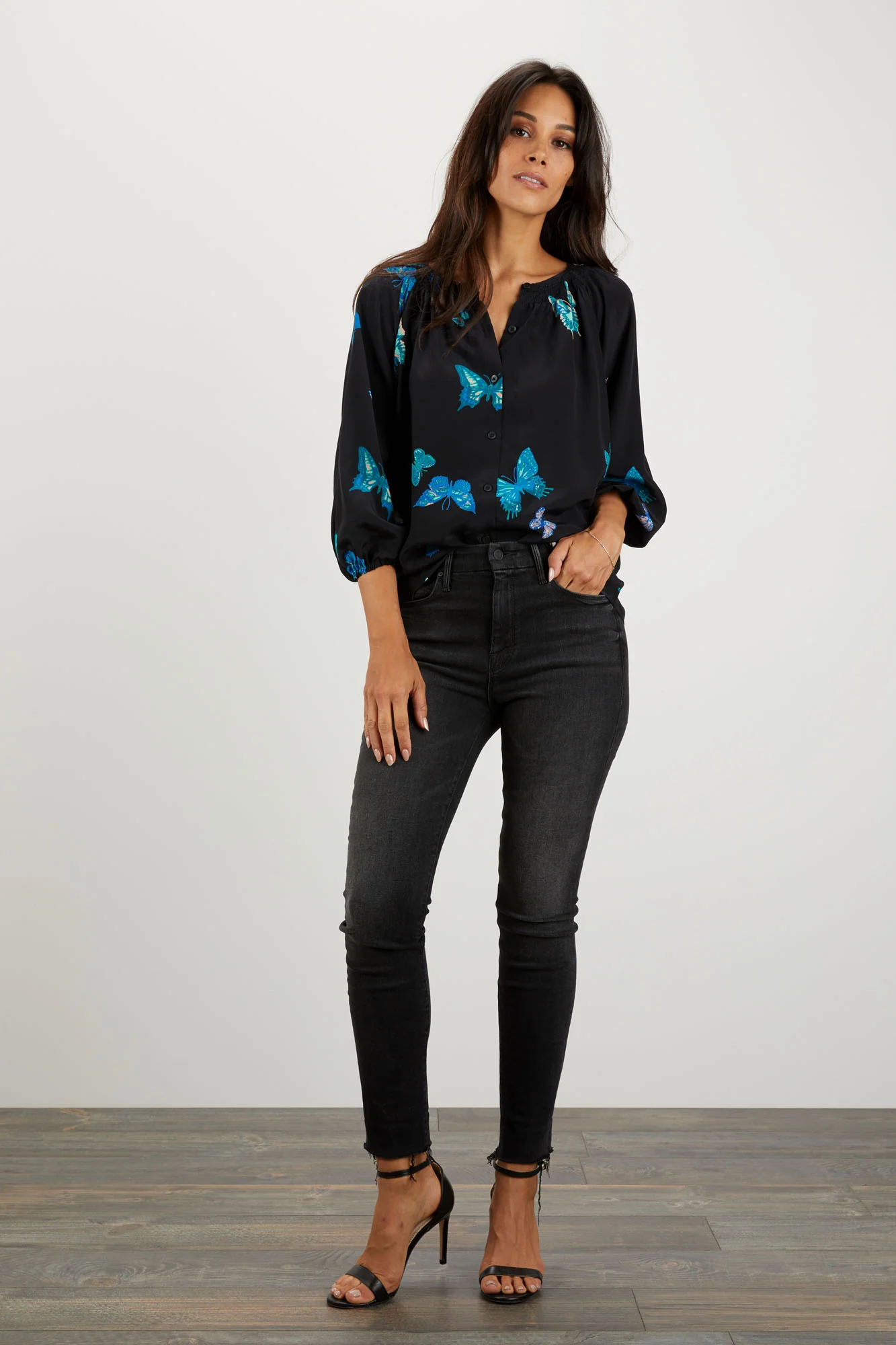 The Classic Blouse | Fluttering Butterflies - Atomnpay