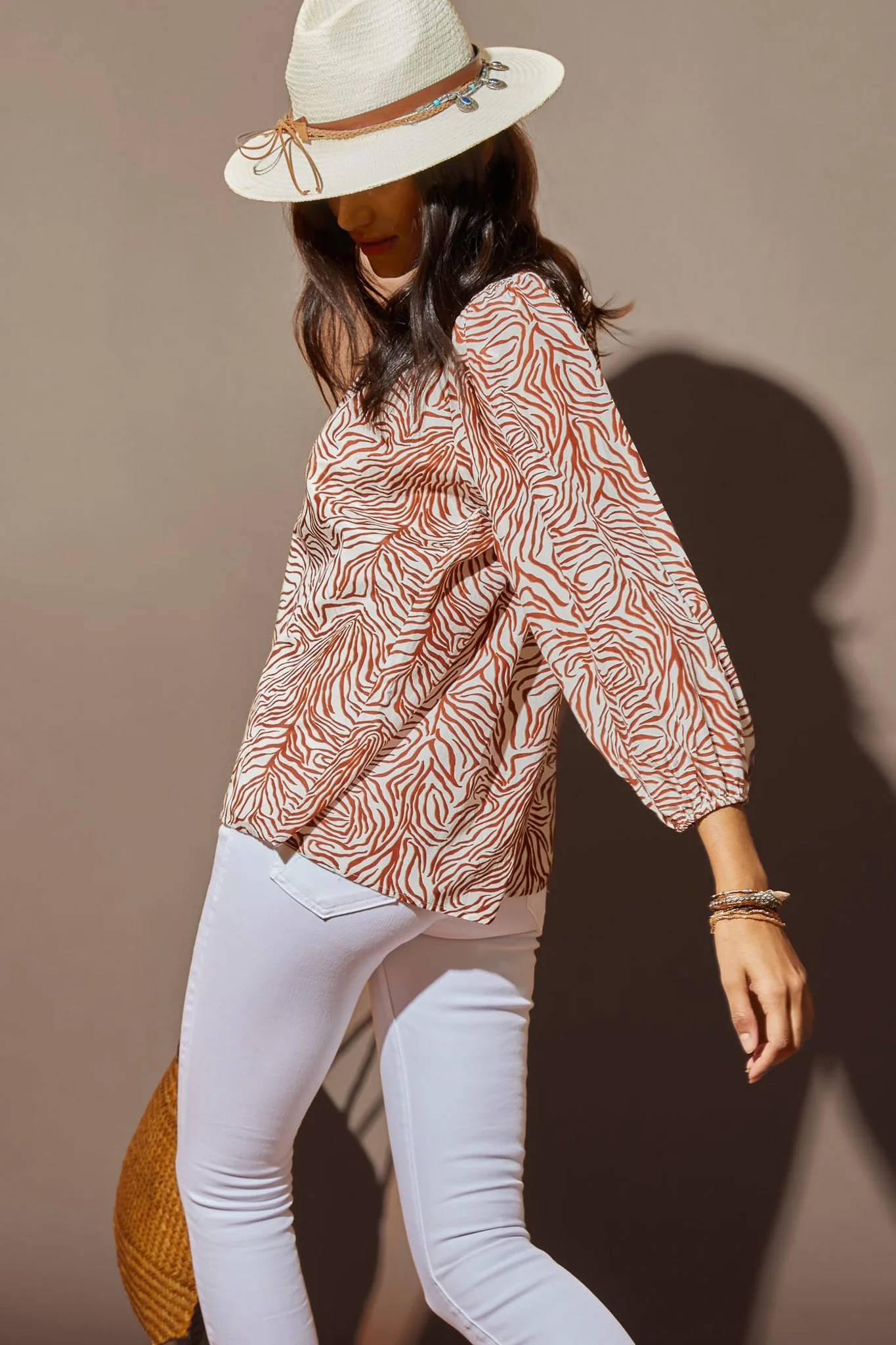 The Classic Blouse | White Tiger - Atomnpay
